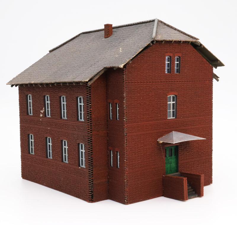 Railroad Worker Building Brown