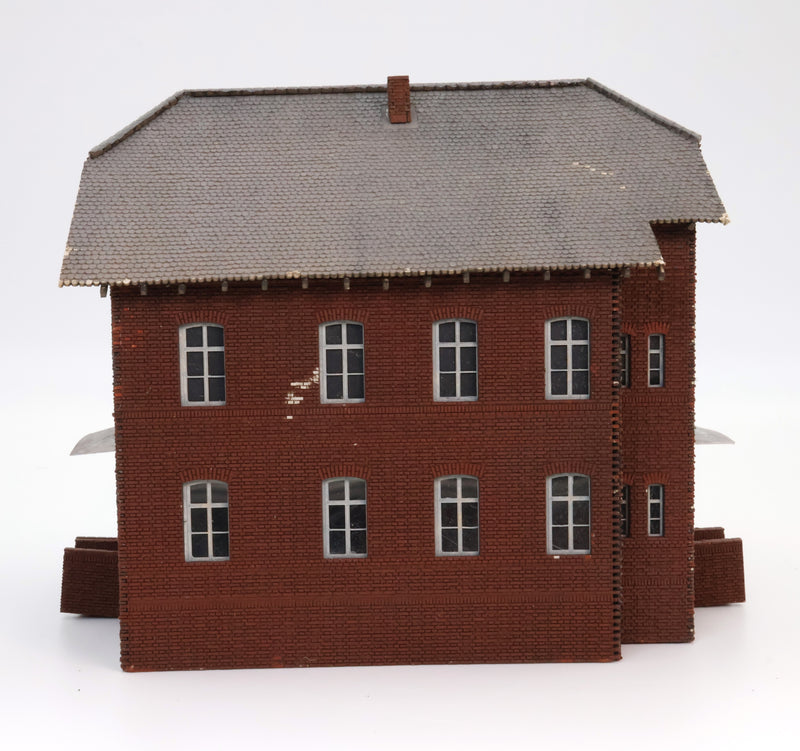 Railroad Worker Building Brown