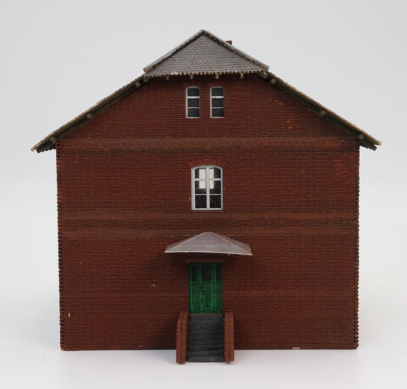 Railroad Worker Building Brown