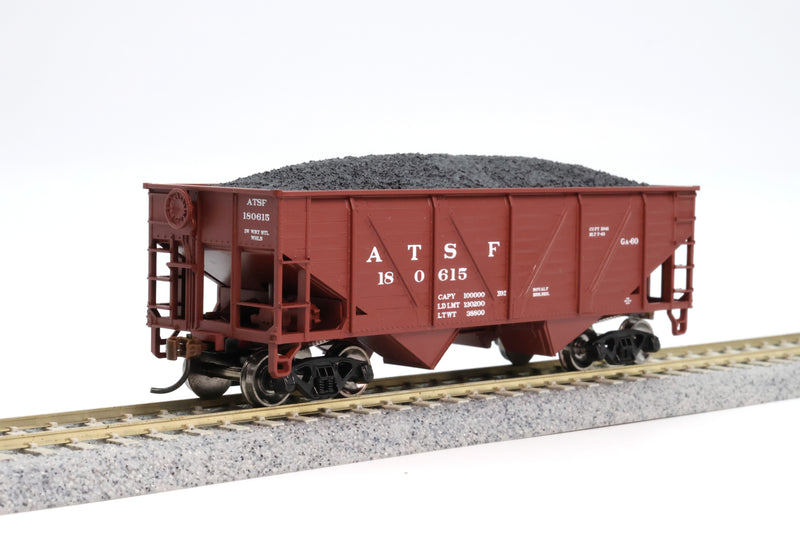 Con-Cor 15 Panel 100 Ton Coal Hopper Car Santa Fe #180615