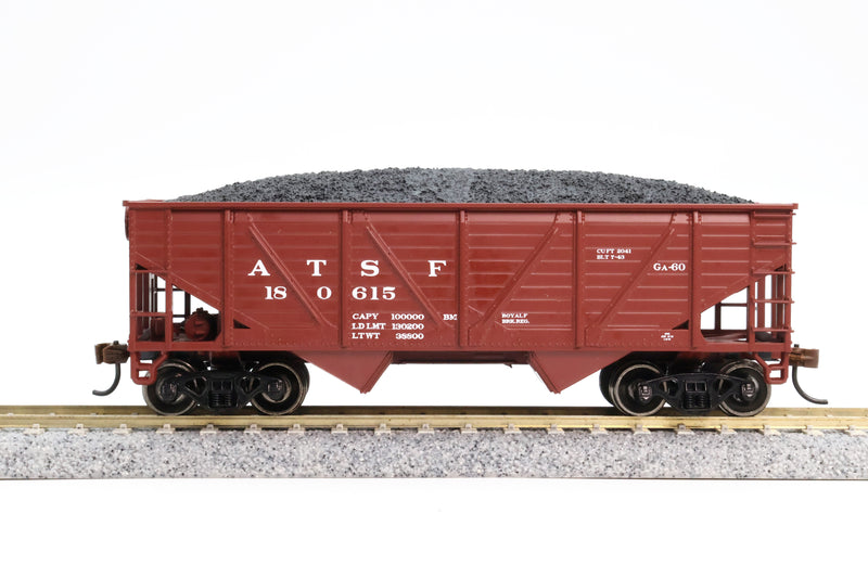 Con-Cor 15 Panel 100 Ton Coal Hopper Car Santa Fe #180615