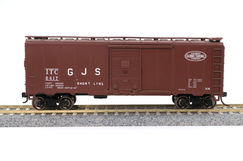 Athearn HO 40-foot Box Car Shortline IL Terminal Company #6417