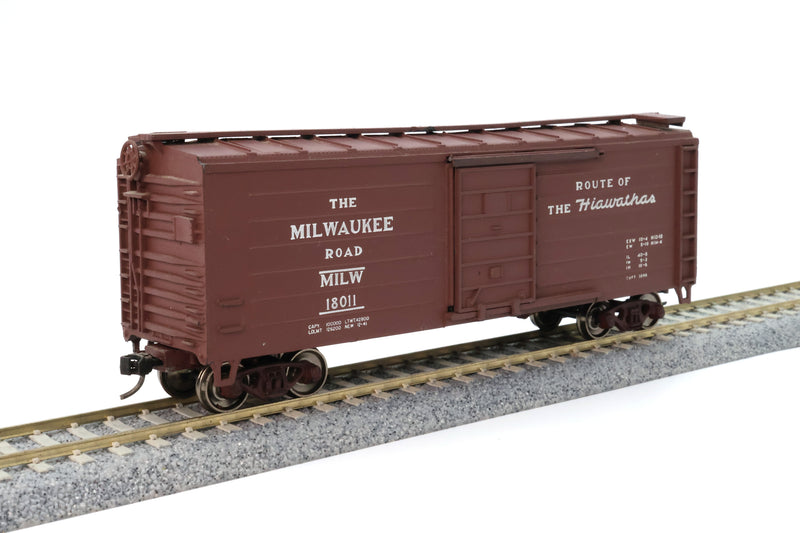 Athearn HO 40-foot Box Car Milwaukee Road #18011