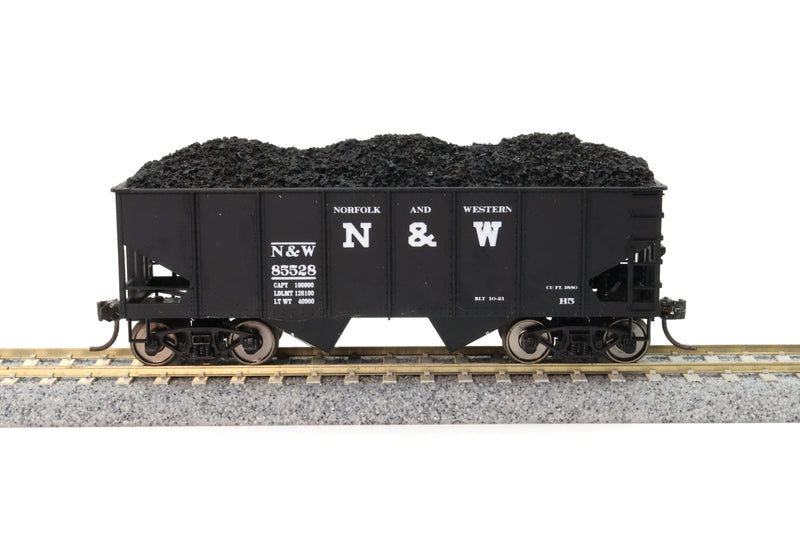 Athearn 34' Rib Side Hopper Norfolk and Western Railway #85528