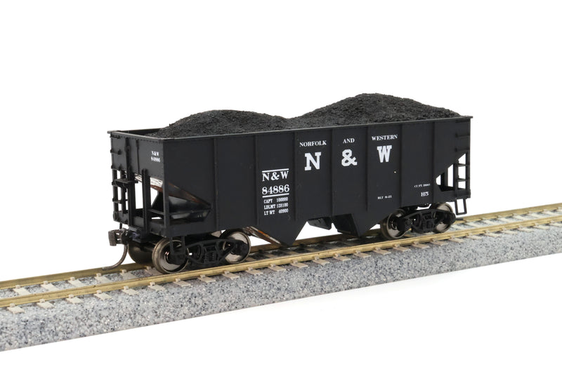 Athearn 34' Rib Side Hopper Norfolk and Western Railway #849886