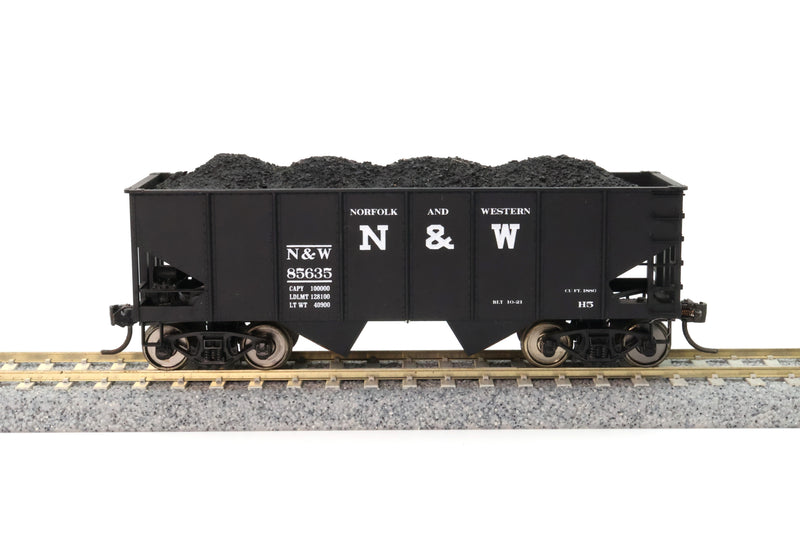 Athearn 34' Rib Side Hopper Norfolk and Western Railway #85635