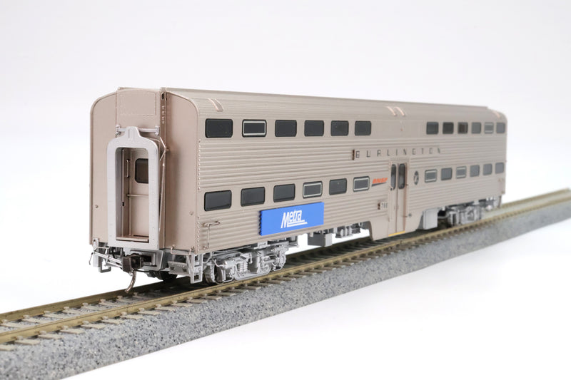 Rapido HO Scale Gallery Commuter Car Metra - Burlington #768
