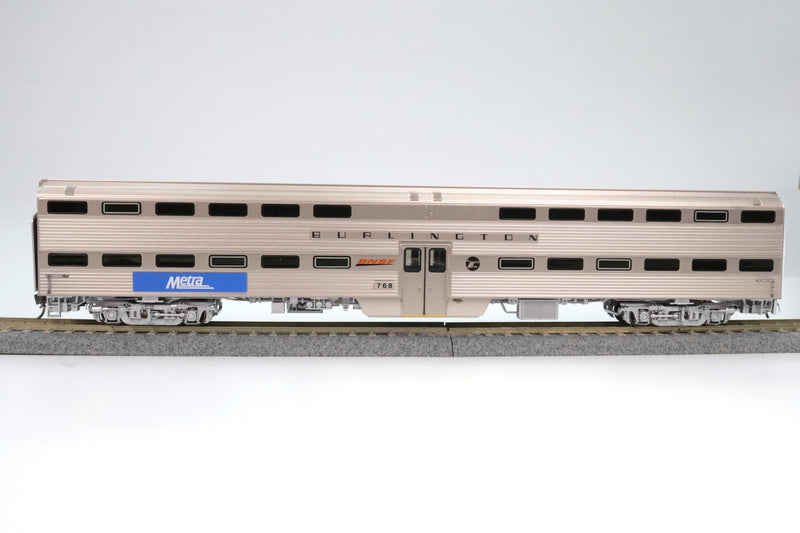 Rapido HO Scale Gallery Commuter Car Metra - Burlington #768