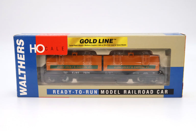 Walthers HO Scale Cushion Coil Car Angled Hoods Elgin Joliet & Eastern #7024