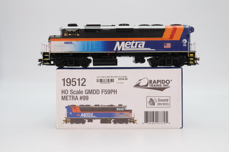 Rapido HO Scale F59PH Metra #99 (DCC/SOUND)