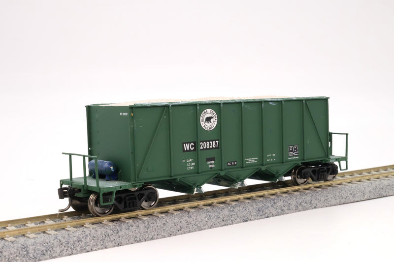 Walthers HO Scale Gold Line 40’ Ortner Aggregate Car WC (AC Repaint) #208387