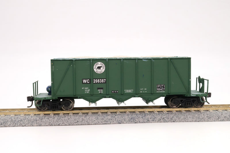 Walthers HO Scale Gold Line 40’ Ortner Aggregate Car WC (AC Repaint) #208387