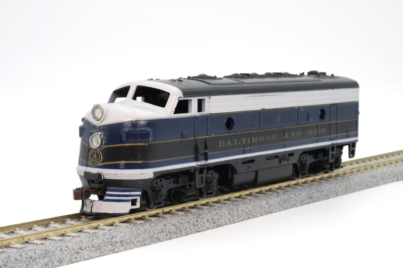 Athearn HO Scale F7A Diesel Powered Locomotive Baltimore and Ohio