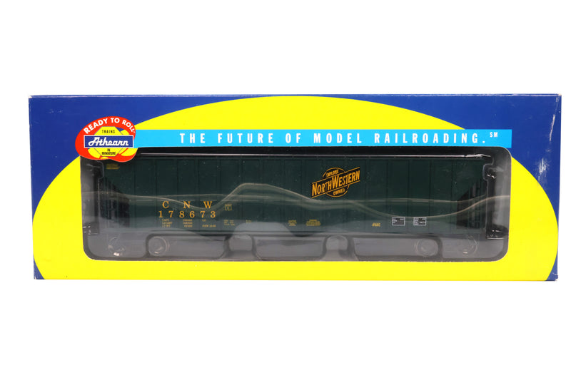 Athearn HO Scale 54’ FMC Covered Hopper Chicago and North Western #178673
