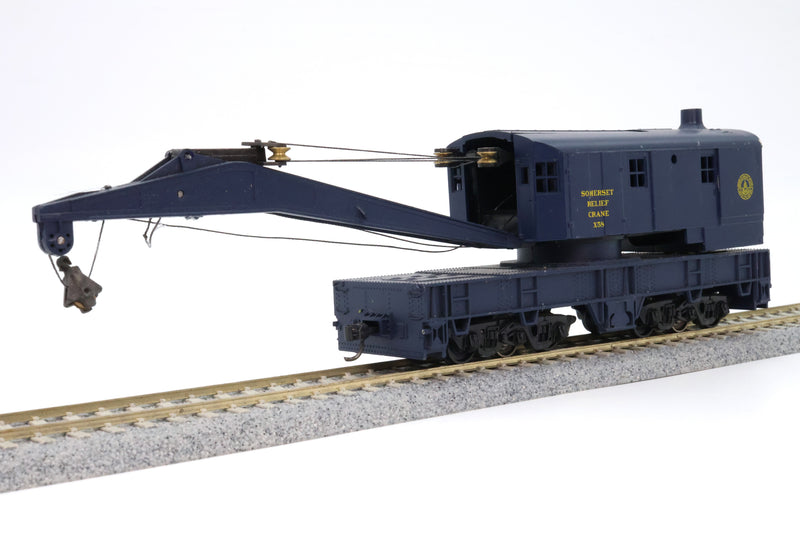 Athearn HO Scale Somerset Relief Crane Breakdown Train Car Baltimore and Ohio #X58