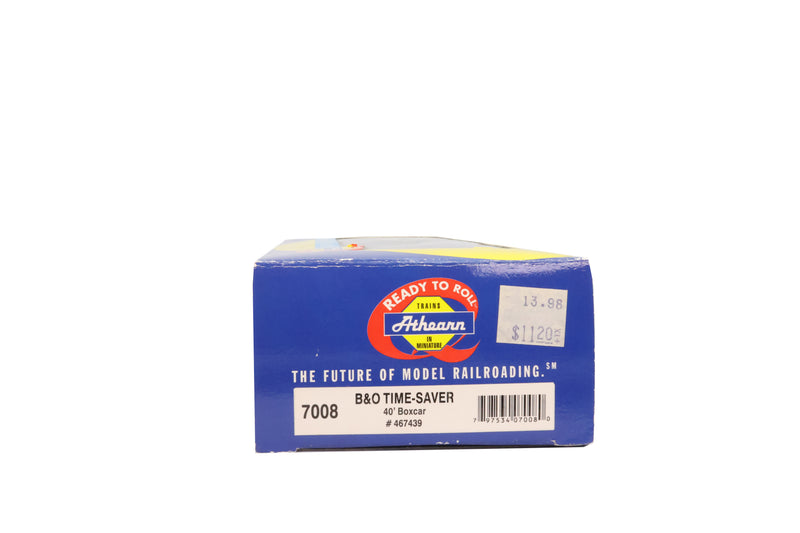 Athearn HO Scale 40’ Box Car Time Saver Baltimore and Ohio #467439