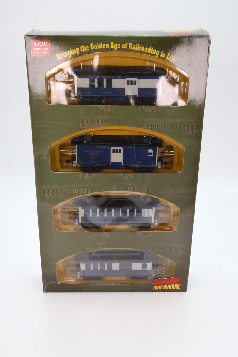 Roundhouse HO Scale Overton 4-Car Set Baltimore and Ohio
