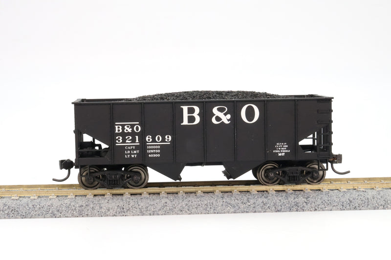 Walthers HO Scale Gold Line USRA 55 Ton 2-Bay Hopper 6-Car Set Baltimore and Ohio