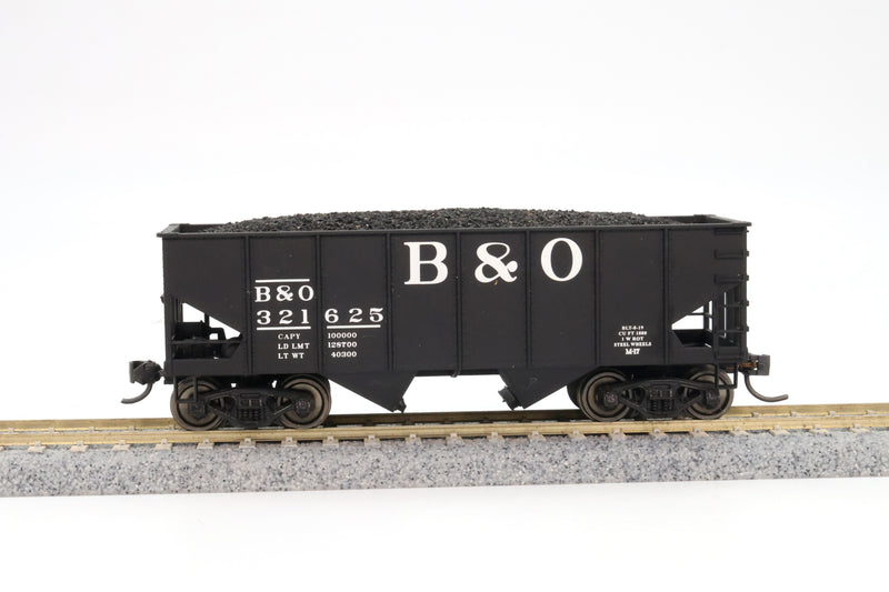 Walthers HO Scale Gold Line USRA 55 Ton 2-Bay Hopper 6-Car Set Baltimore and Ohio
