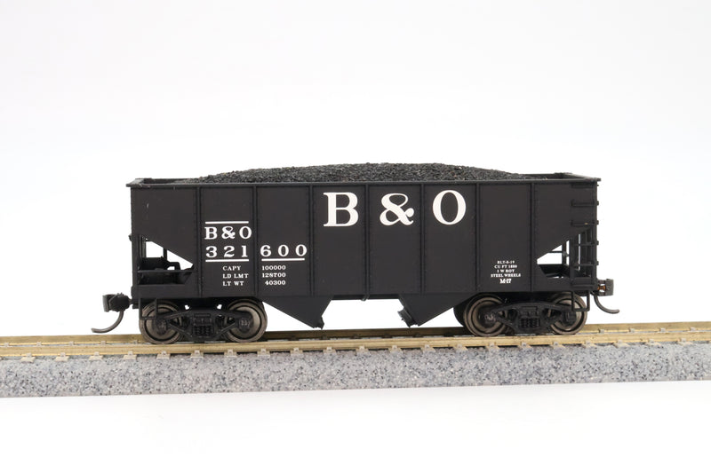 Walthers HO Scale Gold Line USRA 55 Ton 2-Bay Hopper 6-Car Set Baltimore and Ohio