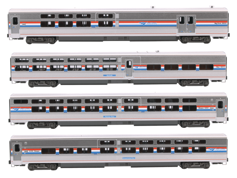 N Scale KATO Amtrak Viewliner II Phase III 4-Car Passenger Set