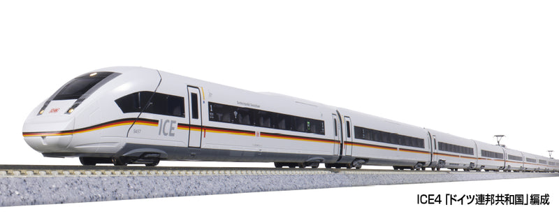 N Scale KATO ICE 4 Federal Republic of Germany 7-Car Basic Set